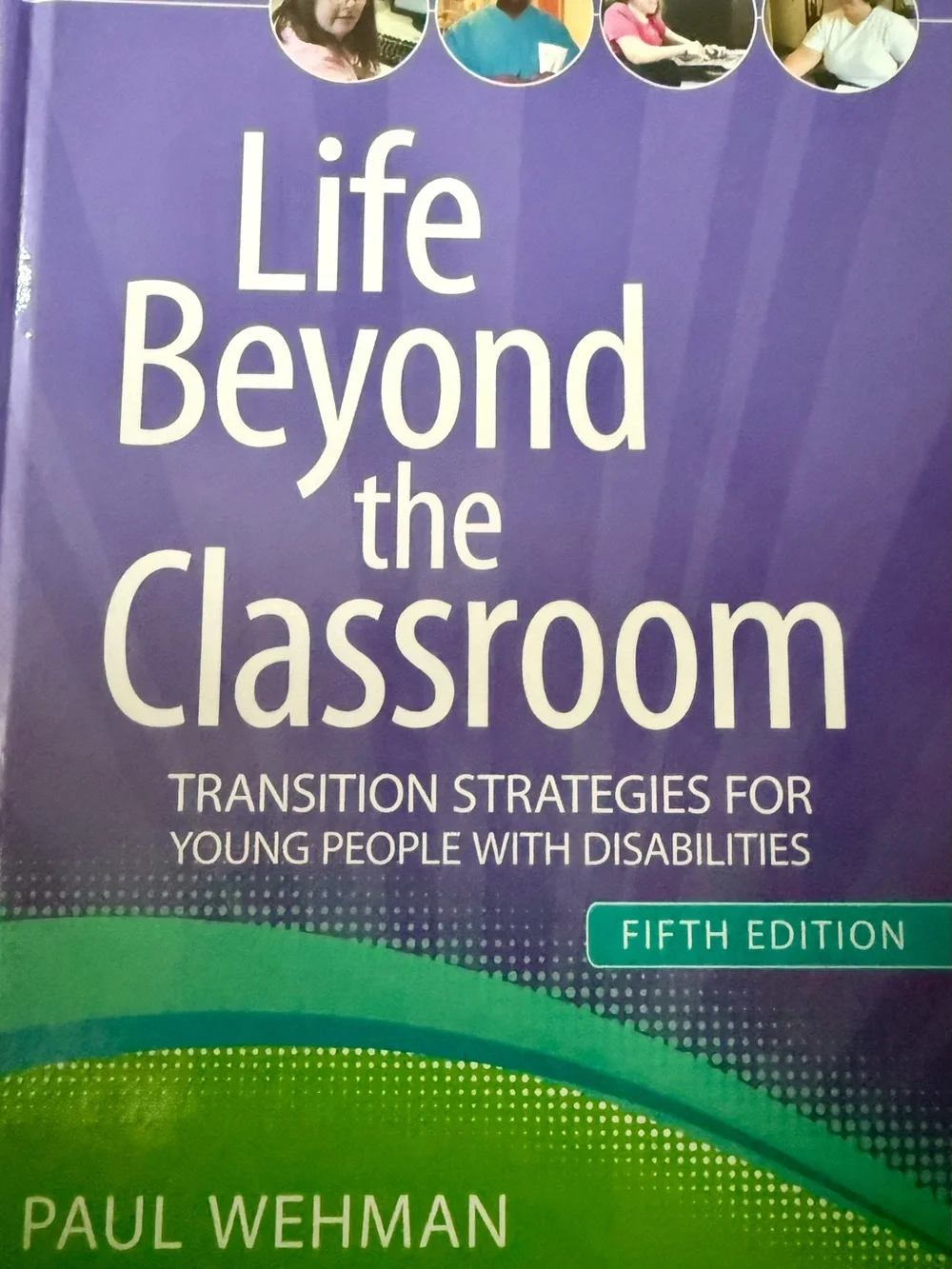 M.Ed: Life Beyond the Classroom — Purple & Green Notebook